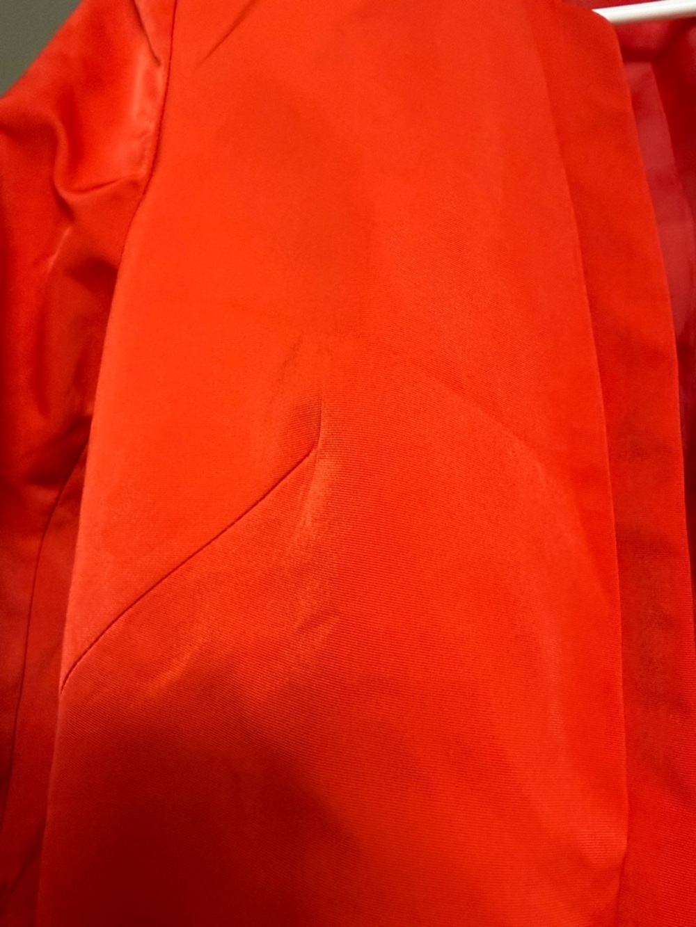 Worthington Orange/Red Open-Front Womens Blazer - Picture 3 of 5
